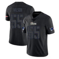 NE.Patriots #55 Jared Wilson Player Black Impact LImited Home Game Gdoa Stitched Jerseys