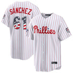 P.Phillies #61 Cristopher Sanchez Player White 2026 All-Star Edition Stars & Stripes Home Game Gdoa250Ys Stitched Jerseys