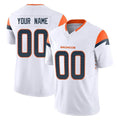 Custom D.Broncos White Limited Vapor F.U.S.E. Home Game Any Name & Numbers Gdoa Stitched Jerseys