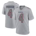 NE.Patriots #4 Craig Woodson Player Gray Fashion Limited Home Game Gdoa Stitched Jerseys