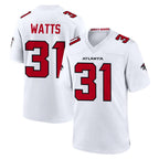 A.Falcons #31 Xavier Watts Player White Team Color Home Game Gdoa Stitched Jerseys