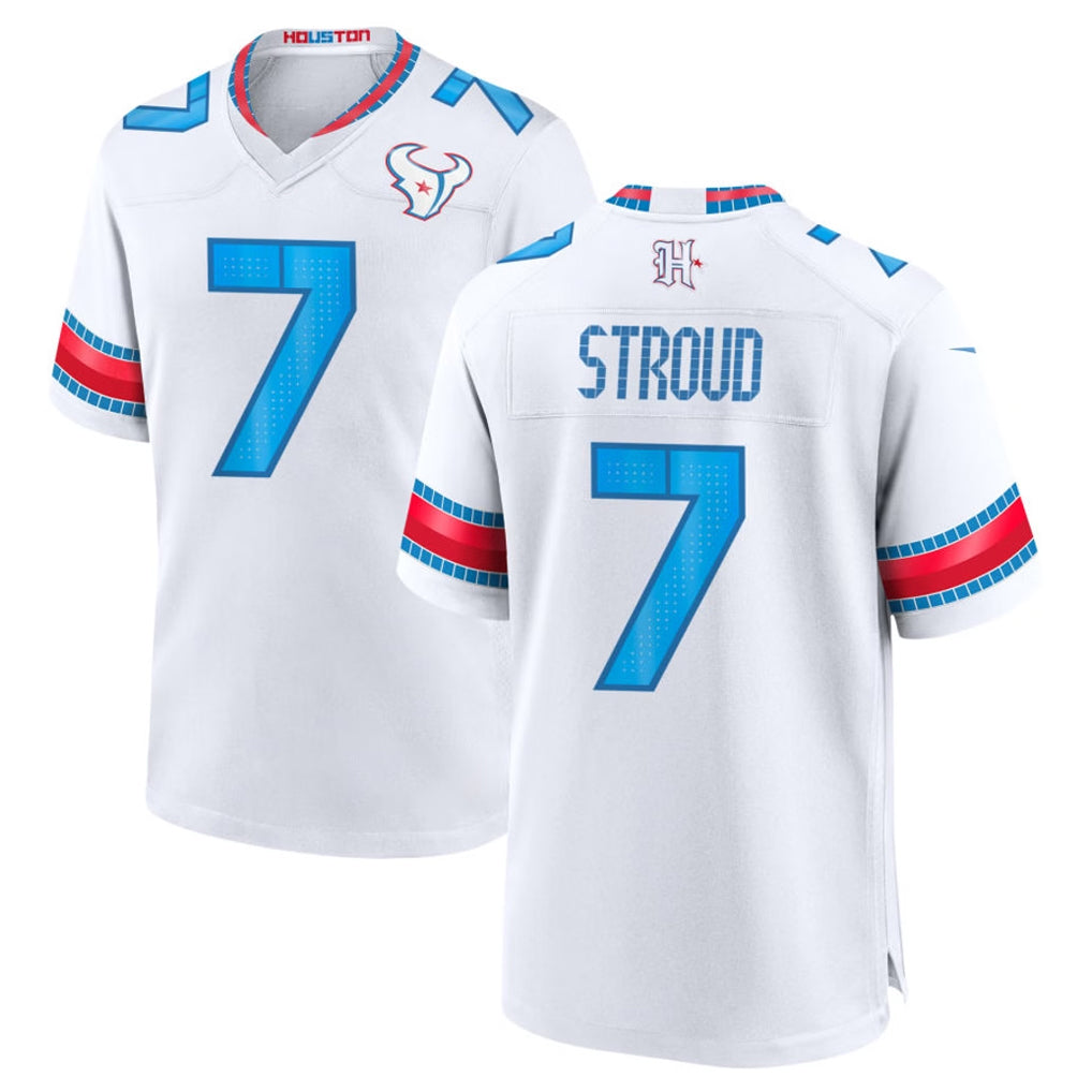 H.Texans #7 CJ Stroud Player Whtie 2026 Rivalries Vapor Home Game Gdoa Stitched jerseys