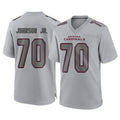 A.Cardinals #70 Paris Johnson Jr. Player Gray Atmosphere Fashion Home Game Gdoa Stitched Jerseys