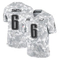 P.Eagles #6 DeVonta Smith Player Arctic Camo Salute to Service Limited Game Gdoa Stitched Jerseys
