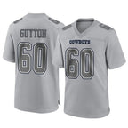 D.Cowboys #60 Tyler Guyton Player Gray Atmosphere Fashion Home Game Gdoa Stitched Jerseys