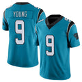 C.Panthers #9 Bryce Young Player Blue Vapor Untouchable Limited Game Gdoa Stitched Jerseys
