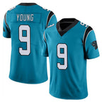 C.Panthers #9 Bryce Young Player Blue Vapor Untouchable Limited Game Gdoa Stitched Jerseys