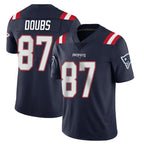 NE.Patriots #87 Romeo Doubs Player Navy Vapor Untouchable Home Game Gdoa Stitched Jerseys