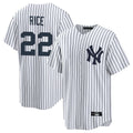 NY.Yankees #22 Ben Rice Player White Game Home Fdoa Stitched Jerseys