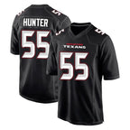 H.Texans #55 Danielle Hunter Player Carbon Black Fashion Home Game Gdoa Stitched Jerseys