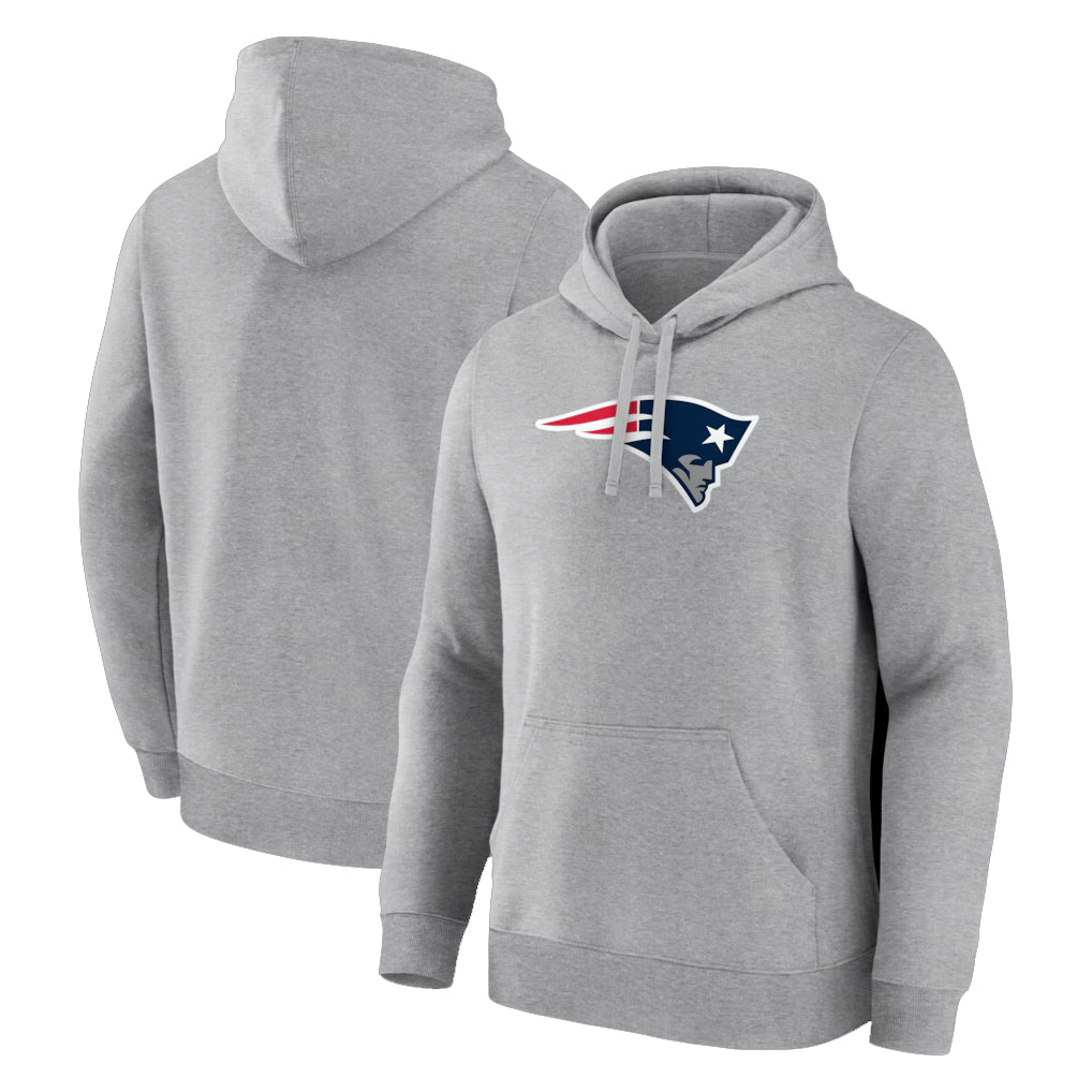 NE.Patriots ## Patriots Blank Player Gray LOGO Pullover Hoodies Home Game Gdoa Stitched Jerseys
