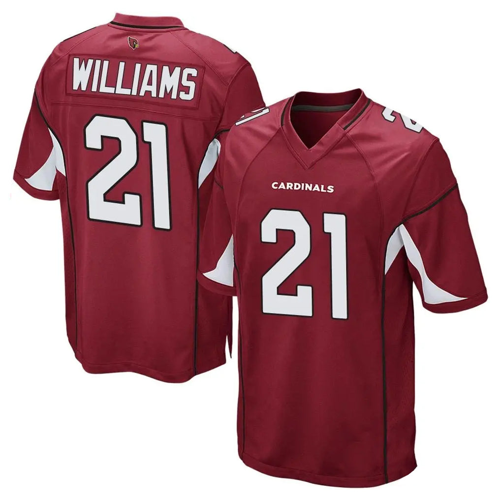 A.Cardinals #21 Garrett Williams Player Cardinal Home Game Gdoa Stitched Jerseys