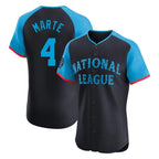 A.Diamondbacks #4 Ketel Marte Player Black National League All-Star Limited Elite Home Game Gdoa Stitched Jerseys