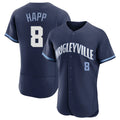 C.Cubs #8 Ian Happ Player Navy City Connect Limited Elite Home Gdoa Stitched Jerseys
