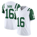 NY.Jets #16 Kenyon Sadiq Player White Limited Classic Vapor F.U.S.E. Home Game Gdoa Stitched Jerseys