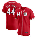 C.Reds #44 Elly De La Cruz Player Red Limited Elite Home Game Gdoa Stitched Jerseys