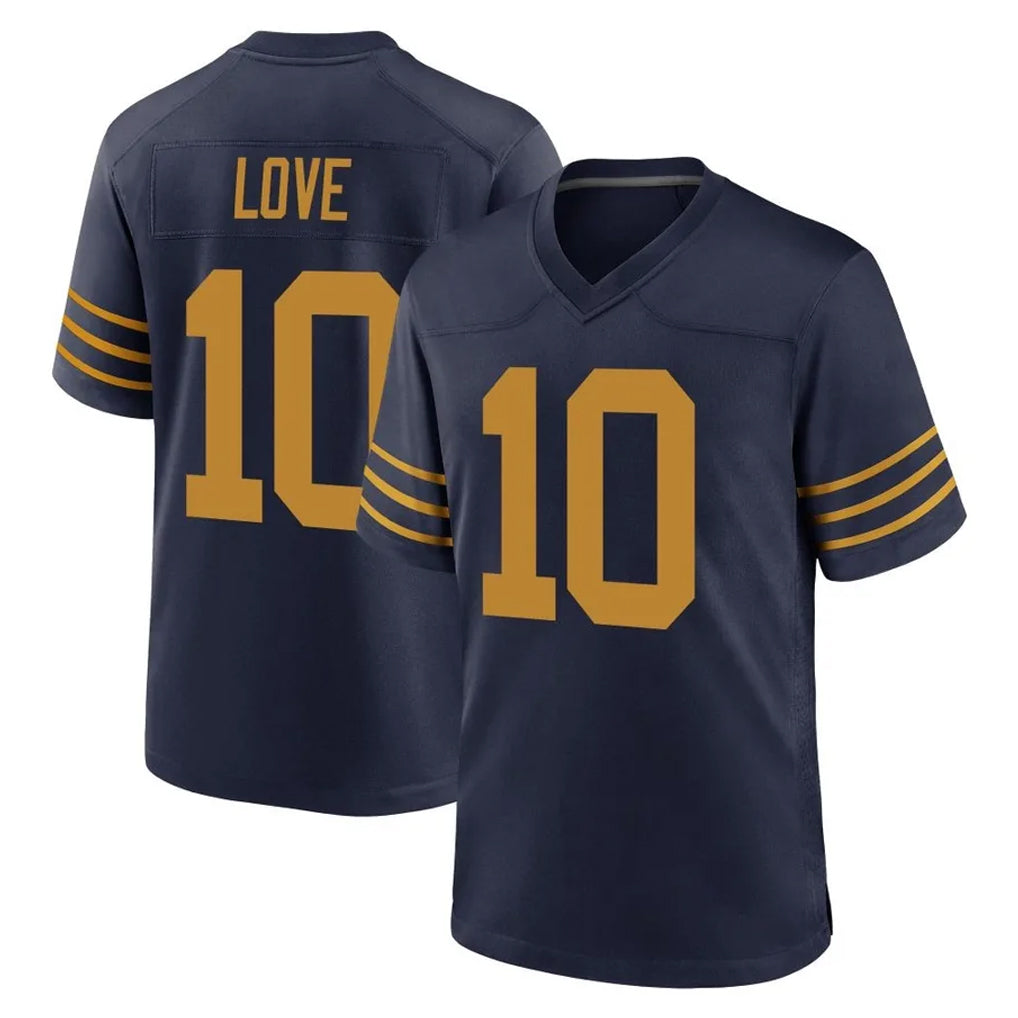 GB.Packers #10 Jordan Love Player Navy The 1923 Classic Home Game Gdoa Stitched Jerseys