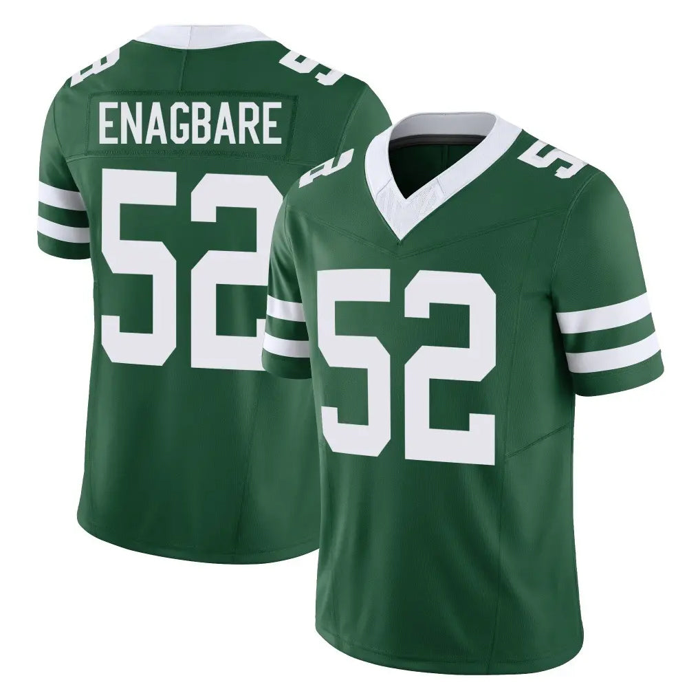NY.Jets #52 Kingsley Enagbare Player Green Legacy Limited Vapor F.U.S.E. Home Game Gdoa Stitched Jerseys