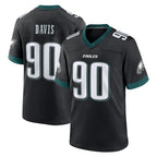 P.Eagles #90 Jordan Davis Player Black Game Home Gdoa Stitched Jerseys