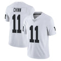 LV.Raiders #11 Jeremy Chinn Player White Limited Vapor Untouchable Home Game Gdoa Stitched Jerseys