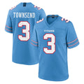 T.Titans #3 Tommy Townsend Player Light Blue 2026 Game Home Gdoa Stitched Jerseys