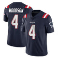 NE.Patriots #4 Craig Woodson Player Navy Vapor Untouchable Home Game Gdoa Stitched Jerseys