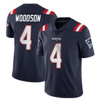NE.Patriots #4 Craig Woodson Player Navy Vapor Untouchable Home Game Gdoa Stitched Jerseys
