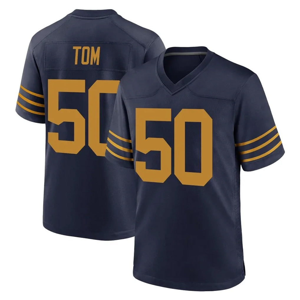 GB.Packers #50 Zach Tom Player Navy The 1923 Classic Home Game Gdoa Stitched Jerseys