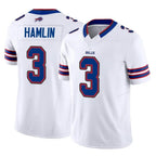B.Bills #3 Damar Hamlin Player White Vapor F.U.S.E. Limited Gdoa Stitched Jerseys