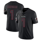 A.Falcons #1 Tua Tagovailoa Player Black Impact Limited Game Gdoa Stitched Jerseys