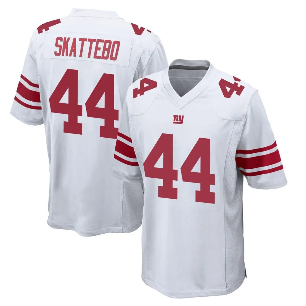 NY.Giants #44 Cam Skattebo Player White Home Game Gdoa Stitched Jerseys