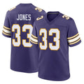 M.Vikings #33 Aaron Jones Sr. Player Purple Classic Home Game Gdoa Stitched Jerseys