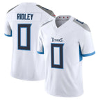 T.Titans #0 Calvin Ridley Player White 2025 Vapor Limited Home Game Gdoa Stitched Jerseys