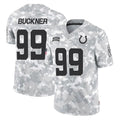IN.Colts #99 DeForest Buckner Player Arctic Camo Salute To Service Limited Game Gdoa Stitched Jerseys