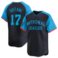 LA.Dodgers #17 Shohei Ohtani Player Black National League All-Star Limited Home Fdoa Stitched Jerseys