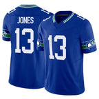 S.Seahawks #13 Ernest Jones IV Player Royal Limited Throwback Vapor F.U.S.E. Home Game Gdoa Stitched Jerseys