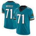 J.Jaguars #71 Tony Boselli Player Teal Prowler Throwback Vapor F.U.S.E. Limited Home Game Gdoa Stitched Jerseys