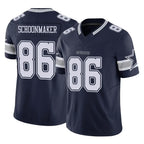 D.Cowboys #86 Luke Schoonmaker Player Navy Limited Vapor F.U.S.E. Home Game Gdoa Stitched Jerseys