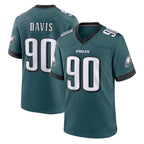 P.Eagles #90 Jordan Davis Player Green Home Game Gdoa Stitched Jerseys