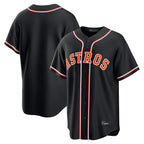 H.Astros ## Astros Blank Player Black Fashion Out Home Game Gdoa Stitched Jerseys