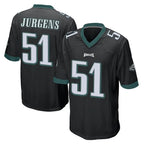 P.Eagles #51 Cam Jurgens Player Black Home Game Gdoa Stitched Jerseysys
