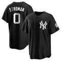 NY.Yankees #0 Marcus Stroman Player Black Game Fdoa Stitched Jerseys