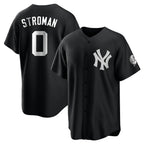 NY.Yankees #0 Marcus Stroman Player Black Game Fdoa Stitched Jerseys
