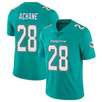 M.Dolphins #28 De'Von Achane Player Aqua Limited Vapor Untouchable Home Game Gdoa Stitched Jerseys