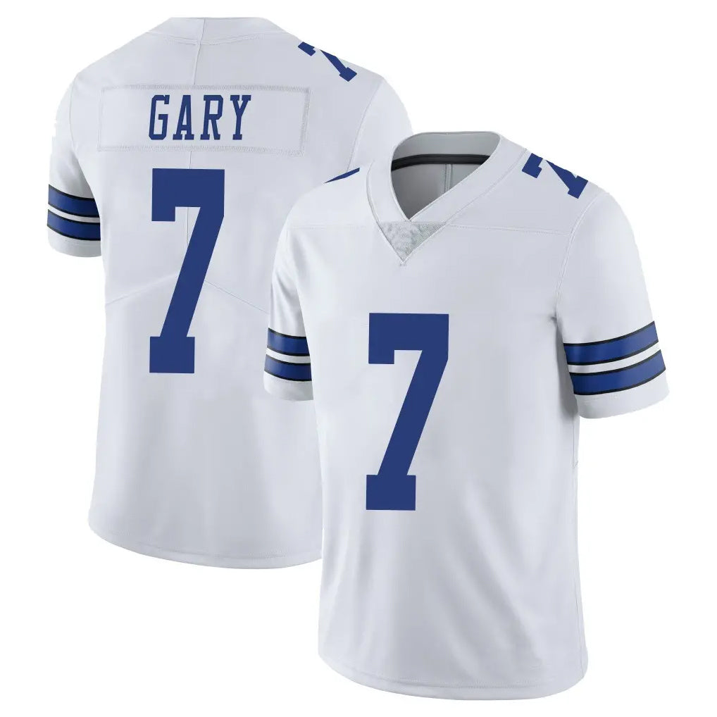 D.Cowboys #7 Rashan Gary Player White Vapor Untouchable Limited Home Game Gdoa Stitched Jerseys