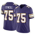 M.Vikings #75 Brian O'Neill Player Purple Limited Classic Vapor F.U.S.E. Home Game Gdoa Stitched Jerseys