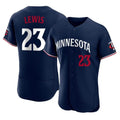 M.Twins #23 Royce Lewis Player Navy Replica Home Limited Elite Fdoa Stitched Jerseys