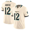 J.Jaguars #12 Travis Hunter Player Natural Limited 2026 Rivalries Collection Game Gdoa Stitched Jerseys