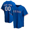 Custom T.Rangers Royal Home Game Any Name & Number Gdoa Stitched Jerseys