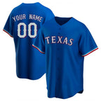 Custom T.Rangers Royal Home Game Any Name & Number Gdoa Stitched Jerseys